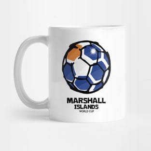 Marshall Islands Football Country Flag Mug